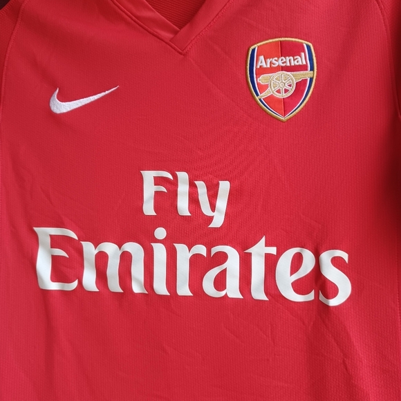 ARSENAL LONDON 2012 2014 HOME FOOTBALL SHIRT SOCCER JERSEY NIKE Red S - Picture 8 of 9